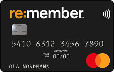 re:member Black Kredittkort kredittkort
